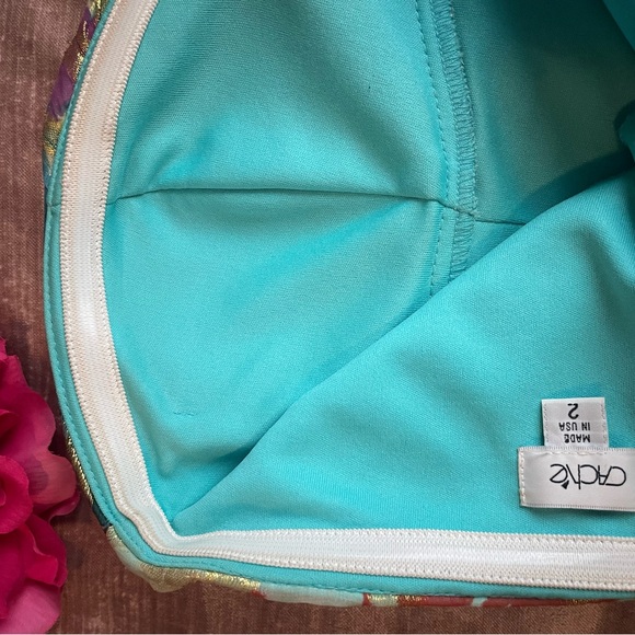 Colorful Strapless Cache Dress - Picture 7 of 8